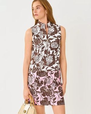 Lilly Pulitzer Sleeveless Rosee Shift Dress - White