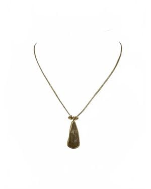 Pippa Small Jewellery 18K Colette Set Pendant With Tiny Flower Charms On Cord - Metallic