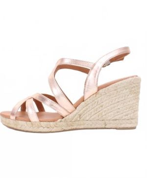 Eric Michael Lindsey Wedge Sandal - Natural