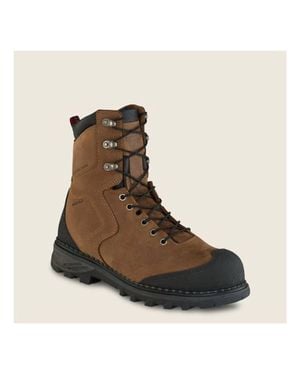 Red Wing Burnside Composite Toe 8 Inch Work Boots - Brown