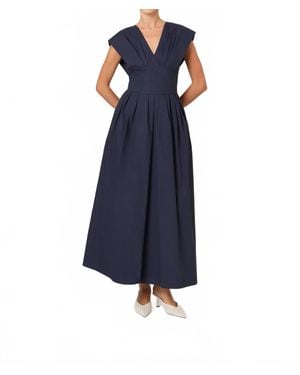 Rosie Assoulin In Full Bloom Dress - Blue