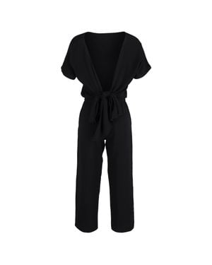 Vanessa Bruno Bow Detail Back Jumpsuit - Black