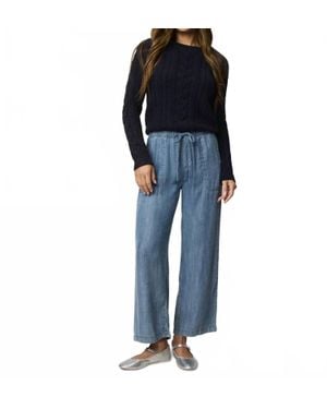 Splendid Angie Palazzo Wide Leg Pants - Blue