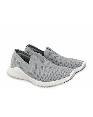 Aetrex Angie Slip-Ons - Gray