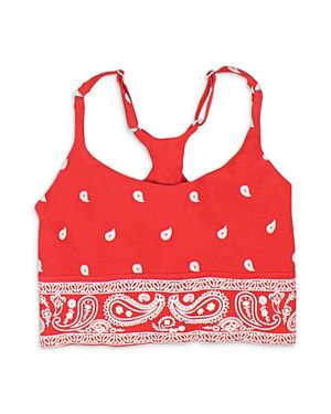 【Adam Selman Sport】 Stretch-nylonクロップトップ Amazon.com: Adam Selman Sport