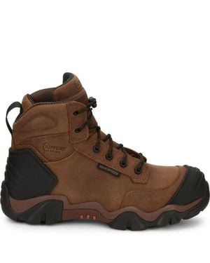 Chippewa Cross Terrain 6" Waterproof Nano Comp Toe Hiker Boots - Brown