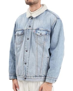 Levi's Denim Jacket With Shearling - Blue
