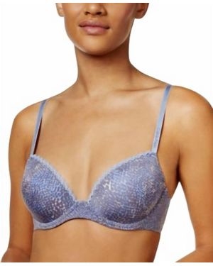 Calvin Klein Seductive Comfort Demi Bra - Blue