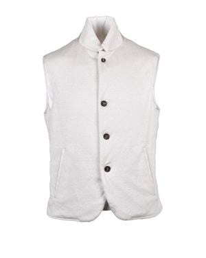 Eleventy Centogrammi Reversible Vest - White