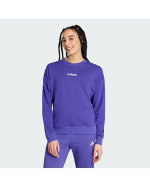 adidas Essentials Small Logo Feel Cozy Hoodie - Purple
