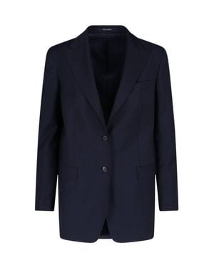 Tagliatore Single-Breasted Blazer - Blue
