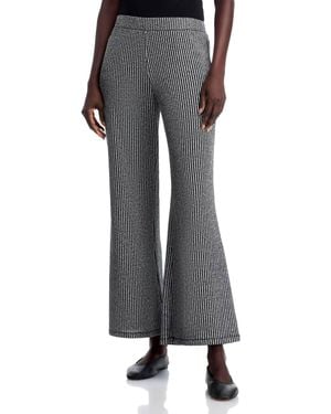 Johnny Was Jenna Metallic Easy Pant - Gray