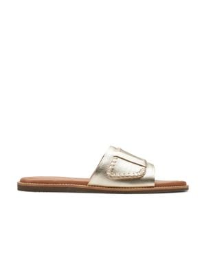Clarks Maritime Mule - White