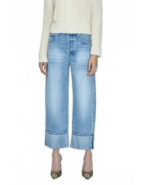 Pistola Ryder High Rise Cuffed Jean - Blue