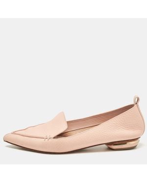 Nicholas Kirkwood Leather Beya Loafers - Pink