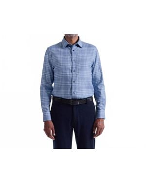 Bugatchi Karl Plaid Shirt - Blue