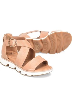 Söfft Mackenna Sf0082000 Sandals Caramel Leather Strappy Rhs3825 - Brown