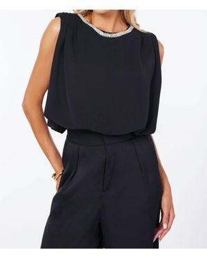 Bishop + Young Monroe Bubble Hem Top - Black