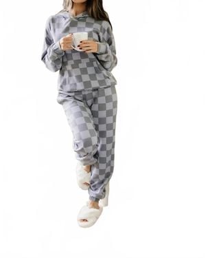 Ampersand Ave College Long Sleeve Hoodie - Gray