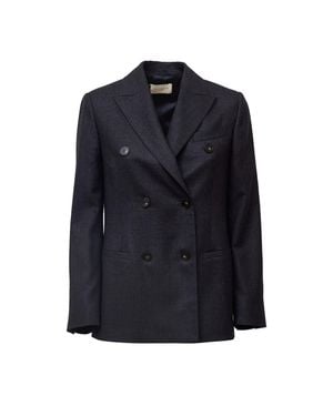 Montedoro Terrie Double-Breasted Blazer - Blue