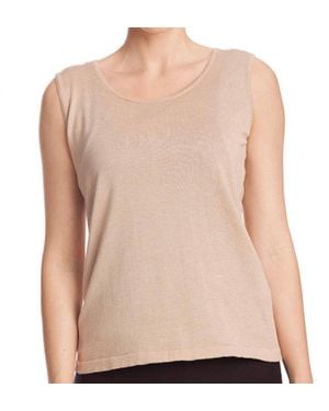 Angel Bra-Friendly Tank Top - Natural