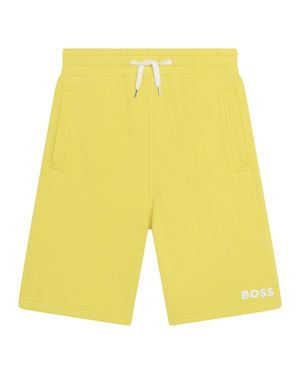 BOSS Logo Shorts - Yellow