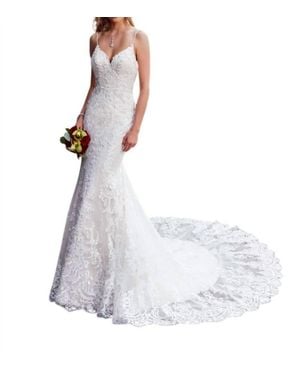 Kitty Chen Couture Athena Fit And Flare Dress - White