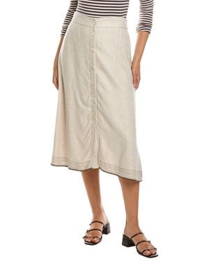 Nanette Lepore Midi Skirt - Natural