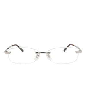 dunhill Square-Frame Titanium Optical Frames - Metallic