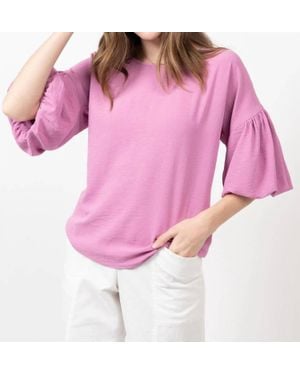 Ivy Jane Pouf Sleeve Top - Pink