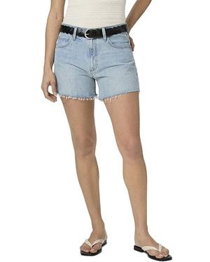 PAIGE Archie Tayce Distressed Short - Blue