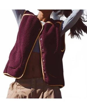 Fp Movement Keep It Cozy Fleece Vest - Red