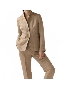 ANN MASHBURN Celine Ultra-Feminine Jacket - Brown