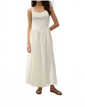 Faithfull the Brand Milana Midi Dress - Natural