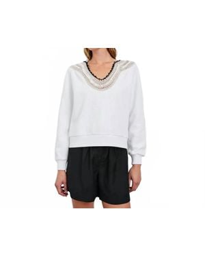 Rails Sava Sweatshirt - White