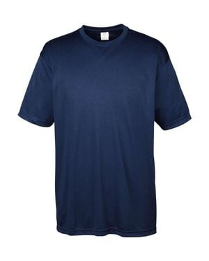 UltraClub Cool & Dry Basic Performance T-Shirt - Blue