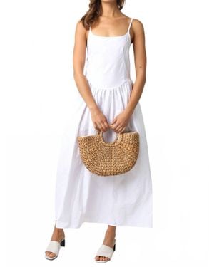 Olivaceous Isabelle Dress - White
