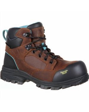 Georgia Boot Composite Toe Waterproof Work Boot - Brown