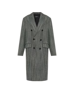DSquared² Wool Coat - Gray
