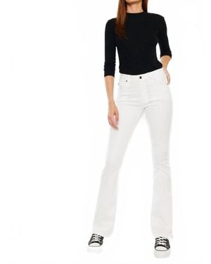 Kancan High Rise Boot Cut Jean - Black