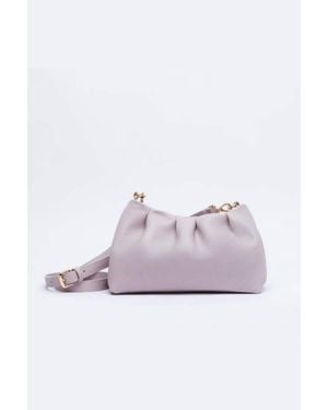 Mesh Alison Convertible Crossbody Bag - Purple