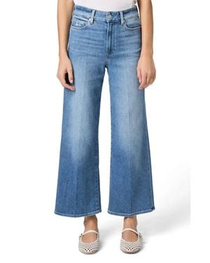 PAIGE Anessa High Waist Wide Leg Jeans - Blue
