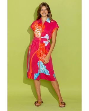 Alden Adair Belle Midi Dress - Green