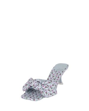 Jeffrey Campbell Mr. Big Bow Sandal - White