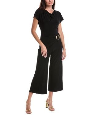 Joseph Ribkoff Draped Waist Jumpsuit - Black