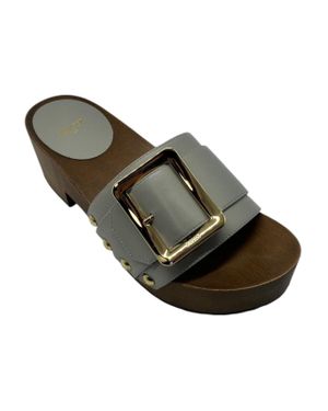 Bally Ellin 6238125 Oceania Calf Plain Leather Buckled Sandals - Brown