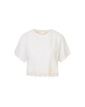 LoveShackFancy Karolin Tee - White