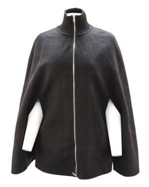 Sandro Zip Cape Jacket - Black