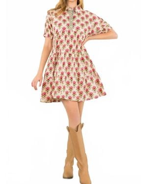 Thml Liliana Floral Dress - White
