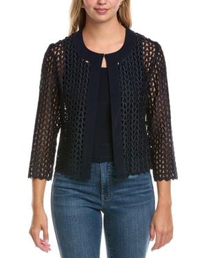 Joseph Ribkoff Embroidered Top - Black